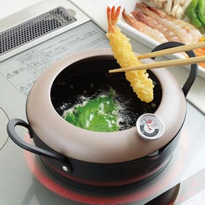 温度計付天ぷら鍋　２０ｃｍ（R3394）