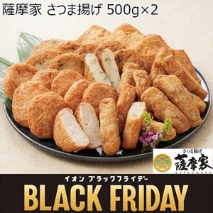 薩摩家 さつま揚げ 500g×2[Y4-13]【ブラックフライデー】