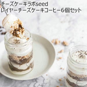 チーズケーキラボseed レイヤーチーズケーキコーヒー6個セット【おいしいお取り寄せ】