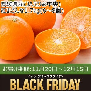 愛媛県産(JAえひめ中央) 紅まどんな1.7kg(6〜8個)【限定1000点】【お届け期間：11月20日〜12月15日】【ブラックフライデー】