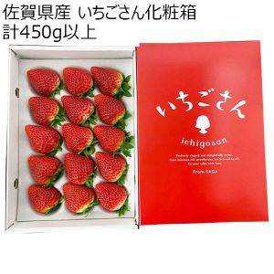 佐賀県産 いちごさん化粧箱 計450g以上【お届け期間:12月10日〜12月27日】【ふるさとの味・中四国】