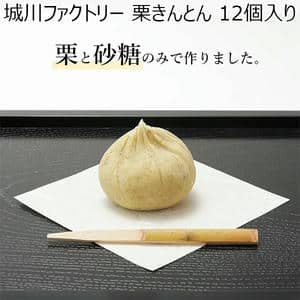 愛媛県 城川ファクトリー 栗きんとん 12個入り【お届け期間:1月16日〜3月11日】【ふるさとの味・中四国】