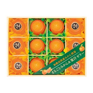 京竹風庵 和歌山県産みかん使用 まるごとみかん＆果汁ゼリー【夏の贈りもの・お中元】[MM-30P]