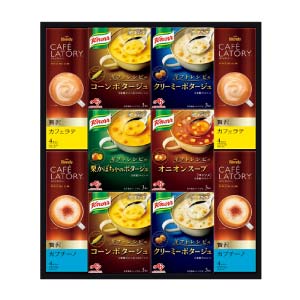 味の素ブランドギフト 〈ギフトレシピ〉「クノール」スープ＆コーヒーギフト【夏の贈りもの・お中元】[KGC-30Y]