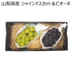 山梨県産 シャインマスカット＆ピオーネ(お届け期間：8/21〜8/31)【夏の贈りもの・お中元】