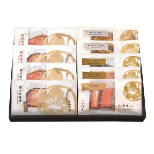 新潟小川屋 手間なし味くらべ 匠の焼漬さけ×1(チリ産)・ハラス×1(チリ産又はペルー産)・さば×1(ノルウェー産)、他「お届け期間5/26-8/25」【夏の贈りもの・お中元】【KN】