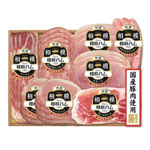相模ハム 国産豚肉使用ハムギフト8点入り 1個507g【お届け期間:6/11(水)〜8/25(月)】【夏の贈りもの・お中元】【MK】