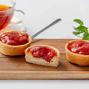 ホシフルーツ あまおう苺のチーズケーキタルト 5個[HFAM-001]【おいしいお取り寄せ】