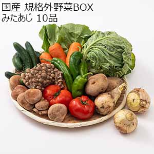 国産 規格外野菜BOX みたあじ 10品【指定日お届け可】【おいしいお取り寄せ】