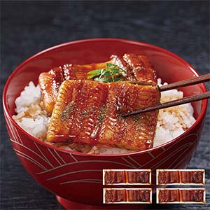 九州産うなぎ蒲焼 60g×4袋(L7499)【サクワ】【直送】