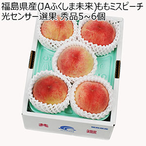 福島県産(JAふくしま未来) もも ミスピーチ 光センサー選果 秀品 5〜6個【限定300点】【お届け期間：7月20日〜8月15日】【イオンゴールドカード会員さま限定特別セール6月】