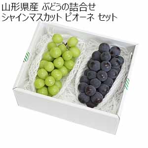 山形県産 ぶどうの詰合せ シャインマスカット ピオーネ セット【お届け期間：9月15日〜10月10日】【おいしいお取り寄せ】