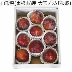 山形県(東根市)産 大玉プラム「秋姫」【限定200点】【お届け期間：9月10日〜9月30日】【おいしいお取り寄せ】