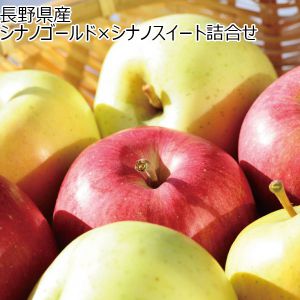 長野県産 シナノゴールド×シナノスイート詰合せ【CB】