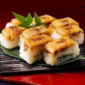 【なだ万】煮穴子の押寿司 300g(L7544)【従業員感謝WEEK】【サクワ】