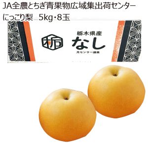 栃木県産JA全農とちぎ青果物広域集出荷センターにっこり梨5kg・8玉「お届け期間」2025/9/17〜2025/11/1【KN】