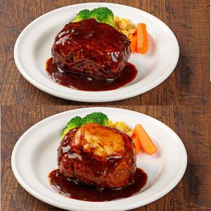 広島 福留ハム 肉厚ハンバーグデミグラス3個 チーズ3個セット【冬の贈りもの・お歳暮】【NN】