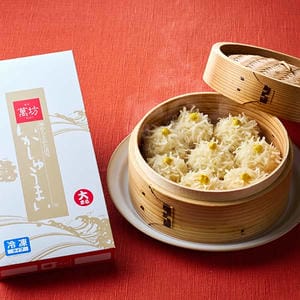 萬坊 いかしゅうまい二箱セット(いかしゅうまい大まる8粒×2)【お届け期間：7月25日〜8月6日】【イオンゴールドカード会員さま限定特別セール7月】