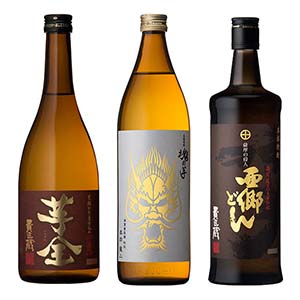 おうちに居ながら蔵巡り倶楽部 芋焼酎12ヵ月コース　本坊酒造 本格芋焼酎3種飲みくらべセット
