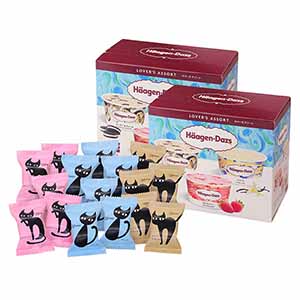 ハーゲンダッツ＆イーペルの猫祭り プチチョコアイス[A-HEP-AE]【おいしいお取り寄せ】