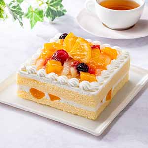 Patisserie KIHACHI(パティスリー キハチ) 6種のフルーツケーキ 10×10cm(L7641)【サクワ】