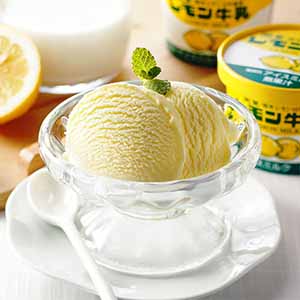 フタバ食品 レモン牛乳アイスカップ12個 [A-1]【おいしいお取り寄せ】