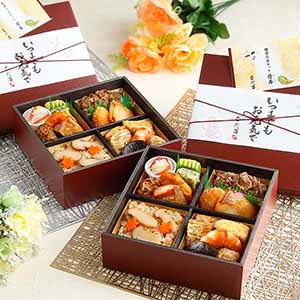 【9月14日(日)お届け】なだ万 敬老の日セット「慶寿」2客セット[UAK-2C2](L7714)【敬老の日】【サクワ】【直送】