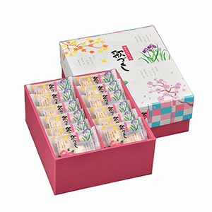 富山柿山 歌づくし(18gx40袋)【お届け期間：9月12日〜9月15日】【敬老の日】