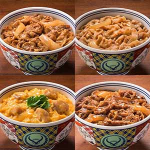 吉野家 丼の具4種セット 計16食(L7757)【吉野家まつり】【サクワ】
