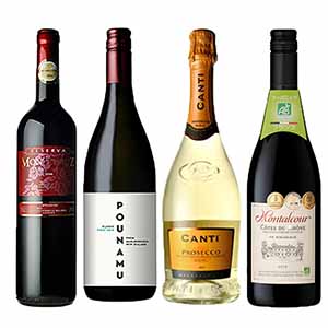 自然とともに味わうワイン4本セット【おいしいお取り寄せ】