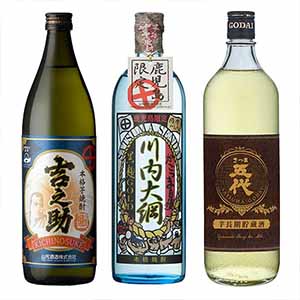 おうちに居ながら蔵巡り倶楽部 芋焼酎12ヵ月コース　山元酒造 本格芋焼酎3種飲み比べセット