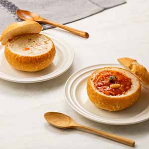 ラ・ロシェル監修 ブレッドボウルと2種のスープセット(L7851)【イオンのクリスマス】