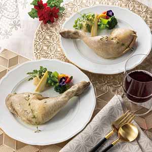 芳醇ハーブで「コンフィ・ドゥ・プーレ｣(鶏もも肉のコンフィ)(L7853)【イオンのクリスマス】