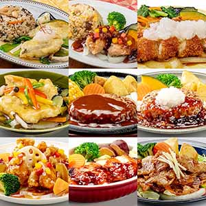 阪急デリカ ワンプレート・デリ2種とワンディッシュ・デリ7種のセット【＠FROZEN】