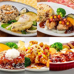 阪急デリカ ワンプレート・デリ2種とワンディッシュ・デリ3種のセットB【＠FROZEN】