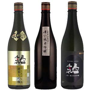 おうちに居ながら蔵巡り倶楽部 日本酒12ヵ月コース 人気酒造3本セット(純米大吟醸ゴールド人気、伝統技法和釜蒸し 濃い純米吟醸、純米吟醸 黒人気)