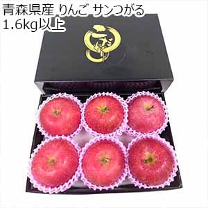 青森県産 りんご サンつがる 1.6kg以上【お届け期間：9月20日〜10月7日】【秋のうまいもの市】