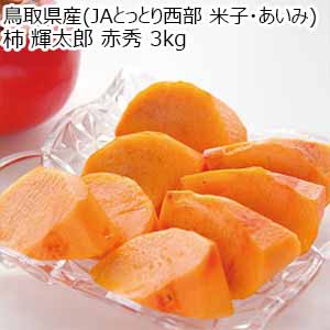 鳥と柿 鳥取県産(JAとっとり西部 米子・あいみ) 柿 輝太郎 赤秀 3kg【お