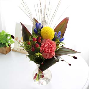 おうちで楽しむブーケの定期便 S　竹中庭園緑化 おうちで楽しむブーケの定期便 S 9月