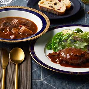 「横浜ロイヤルパークホテル」監修 シチュー＆ハンバーグセット(L7940)【サクワ】【直送】