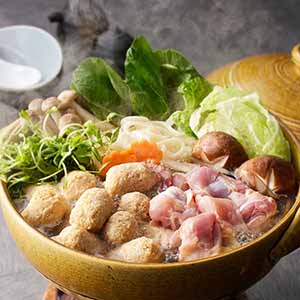 名古屋コーチン鶏鍋 2〜3人前 きしめん付き【お届け期間：12月26日〜12月30日】[341]【年末年始ごちそう特集】【サクワ】【直送】