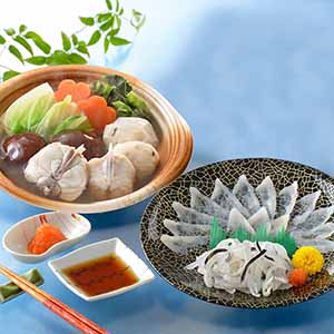 「関とら本店」 とらふぐ刺身・とらふぐちり個食鍋セット 1人前【お届け期間：12月26日〜12月30日】(L7880)【年末年始ごちそう特集】【サクワ】【直送】