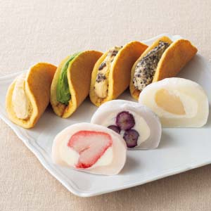 銀座千疋屋・花園万頭 銀座フルーツ大福・花園どらバターサンド詰合せ【冬の贈りもの・お歳暮】[TH-007]