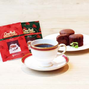 ミカド珈琲 ワンパックコーヒー＆トリュフショコラケーキ【冬の贈りもの・お歳暮】[OT-30B]
