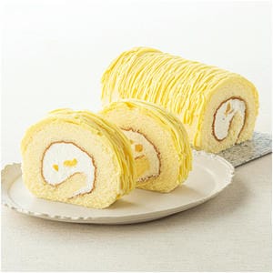 ロリアン洋菓子店 黄金のモンブランロール2本入【冬の贈りもの・お歳暮】