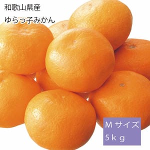 和歌山県産 ゆらっ子みかん Mサイズ5kg(赤秀)【お届け期間:11月25日〜12月25日】【旬鮮便】【NN】