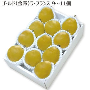 山形県産 ゴールド(金系)ラ・フランス 9〜11個 【限定100点】【お届け期間:11/21(金)〜12/20(土)】【MK】