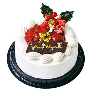 京橋千疋屋 冷凍 苺ショートケーキ4号【イオンのクリスマス】