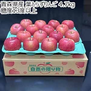 青森県産 葉とらずりんご 4.7kg 糖度13度以上【限定500点】【お届け期間：12月1日〜12月30日】【ブラックフライデー】