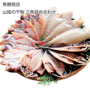 島根 魚勝商店 山陰の干物三魚詰合わせ(どんちっちのどくろ4尾、どんちっち水かれい4尾、あじ4尾)【旬鮮便】【NN】